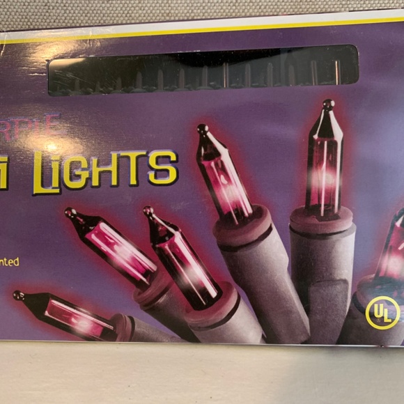 Sylvania Purple 50 Mini Lights - New - Picture 5 of 8